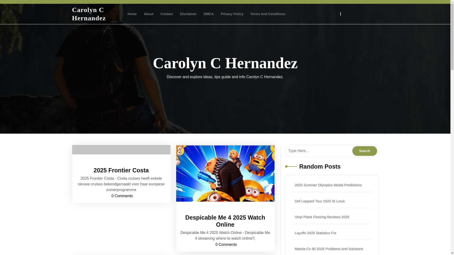 website screenshot of https://carolynchernandezh.pages.dev/