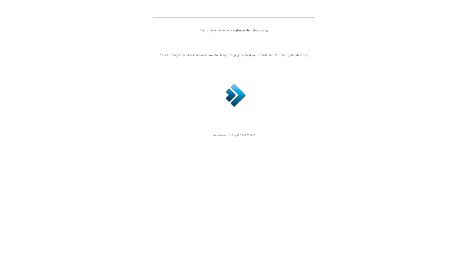 website screenshot of https://rightwavefoundation.org/
