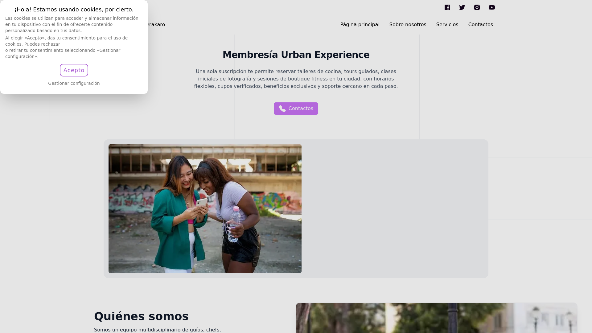 website screenshot of https://rinozentozavozerakaro.digital/