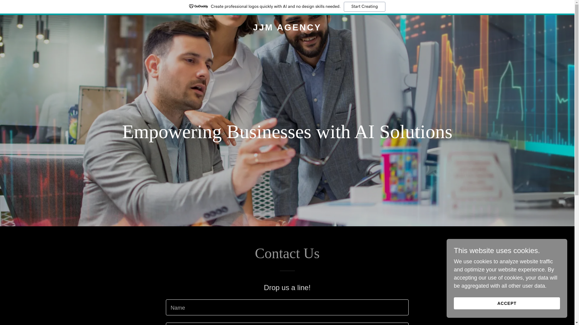 website screenshot of https://hqjjm-agency.com/