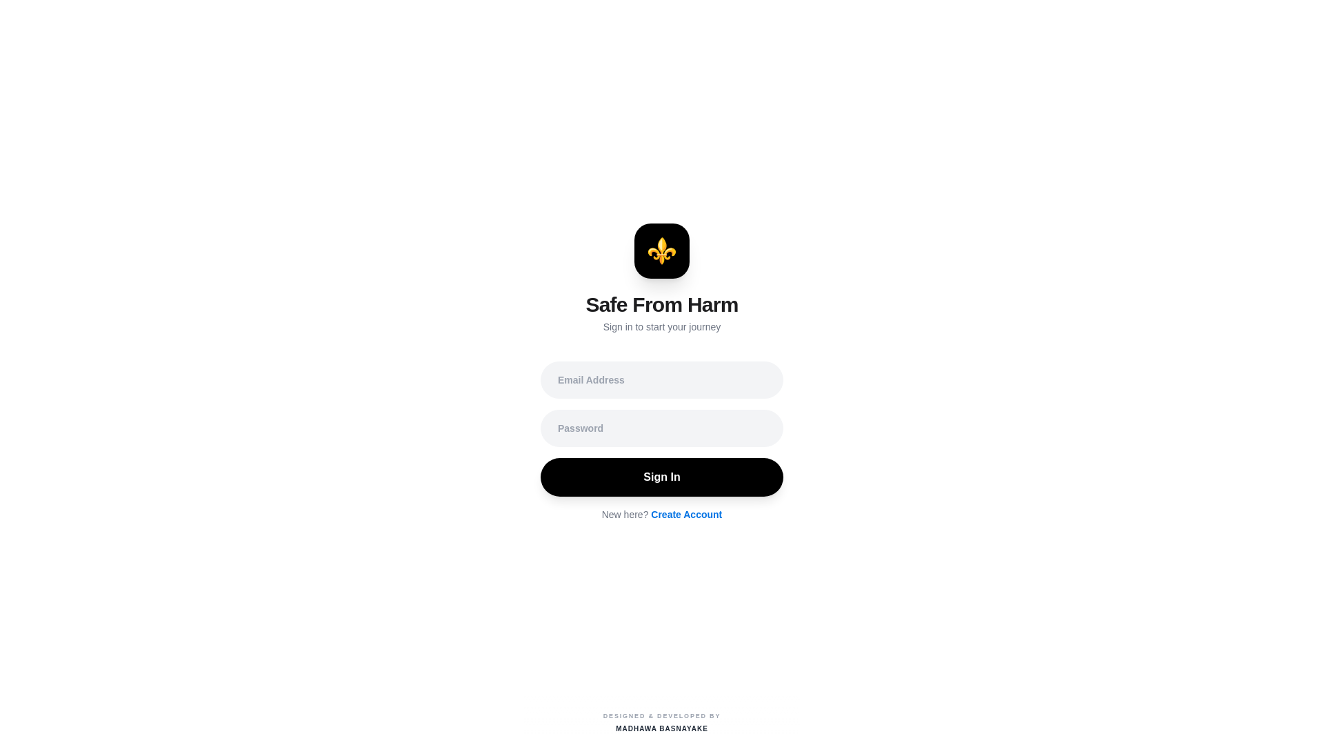 website screenshot of https://safe-from-harm.pages.dev/