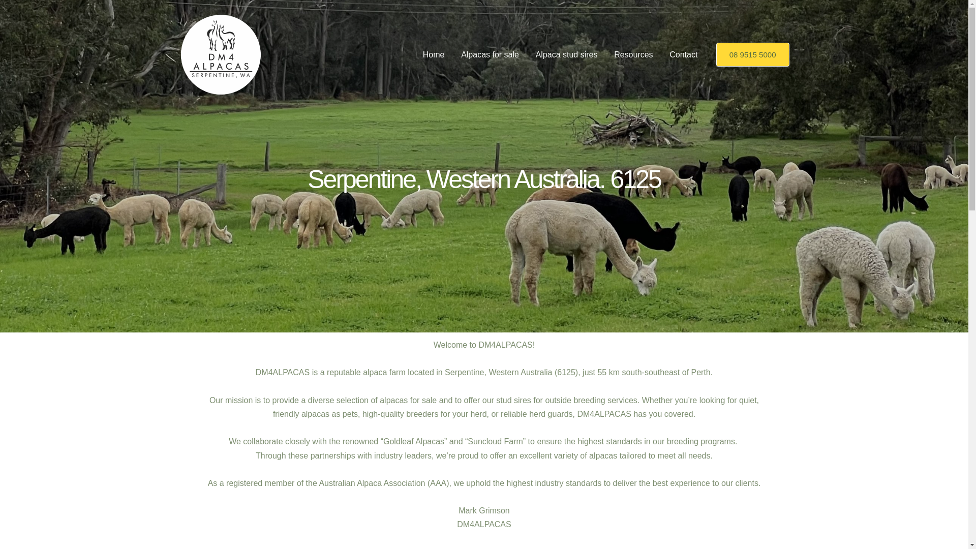 website screenshot of https://dm4alpacas.online/