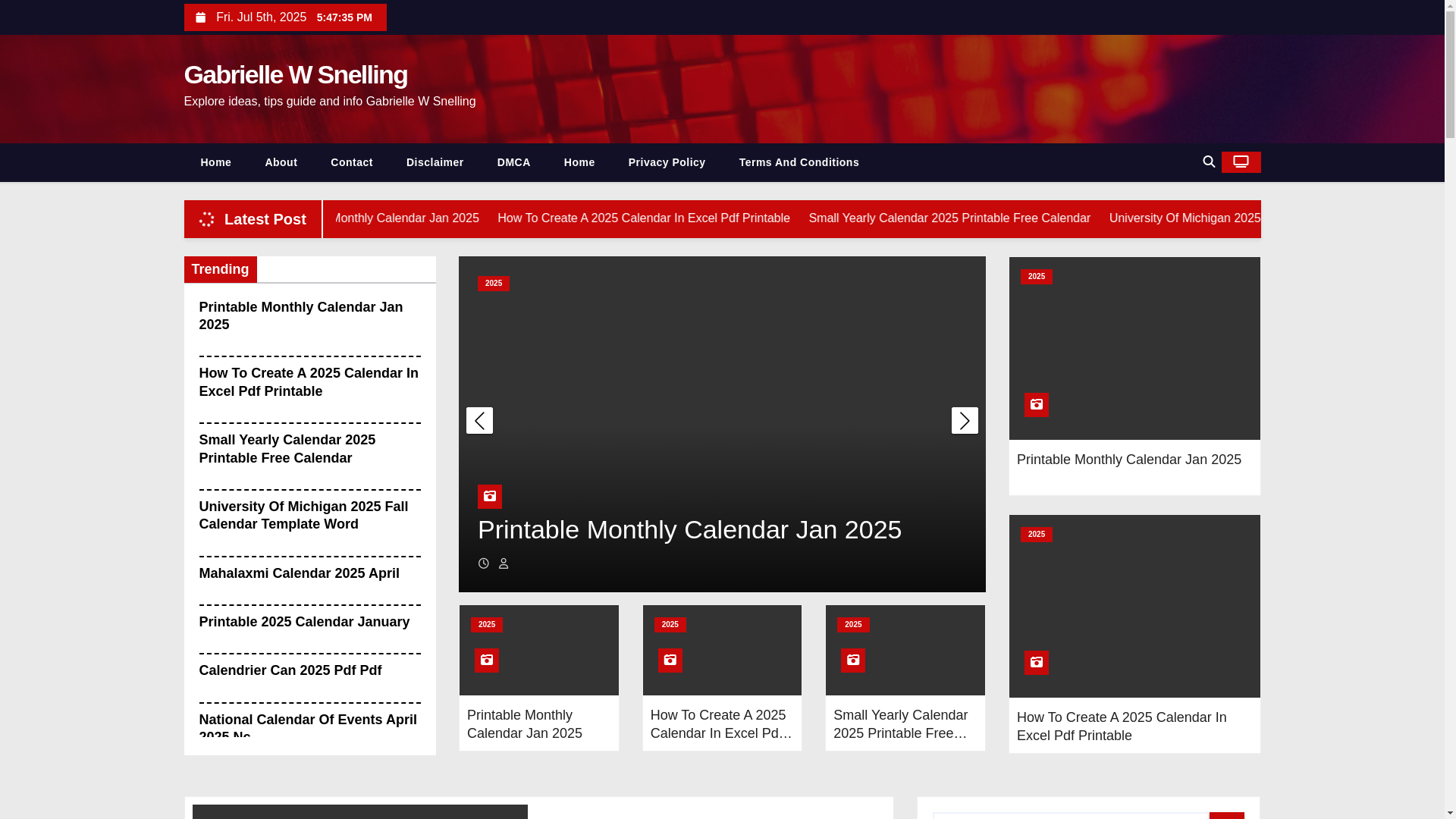 website screenshot of https://gabriellewsnelling.pages.dev/