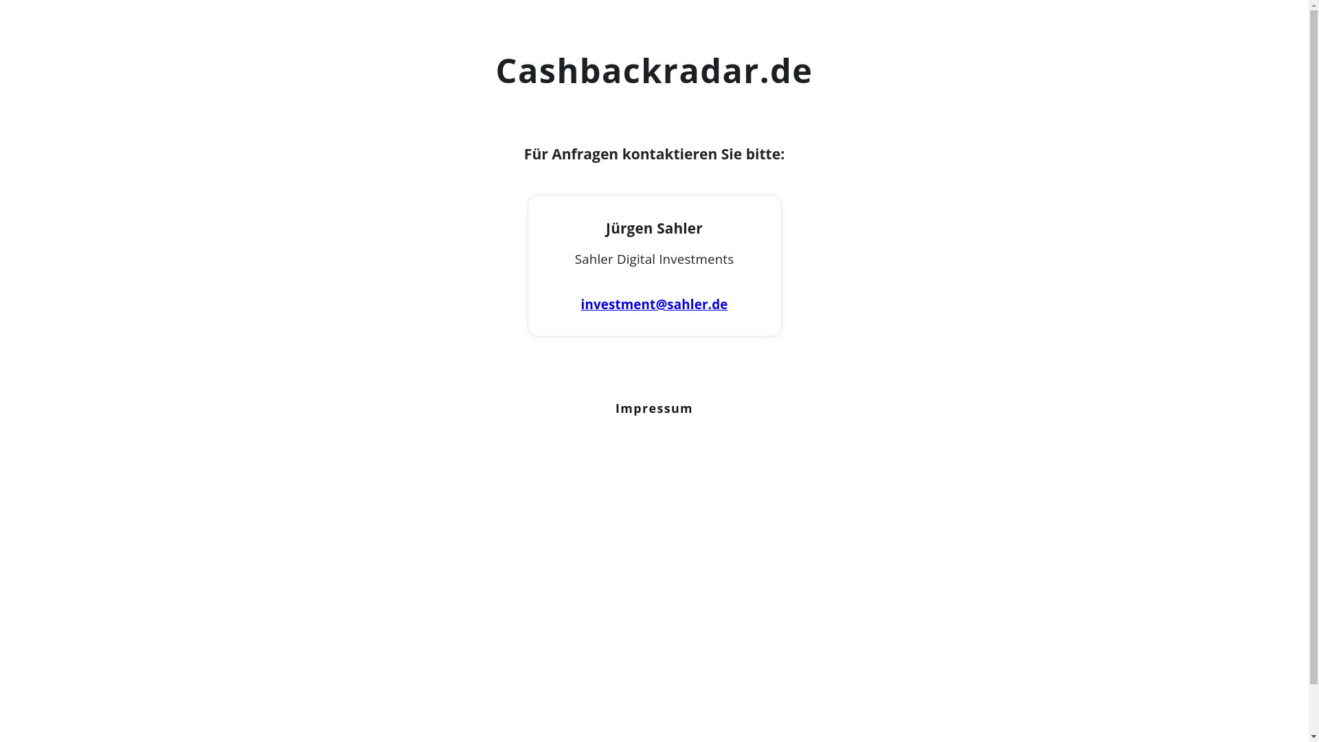 website screenshot of https://cashbackradar-de.pages.dev/