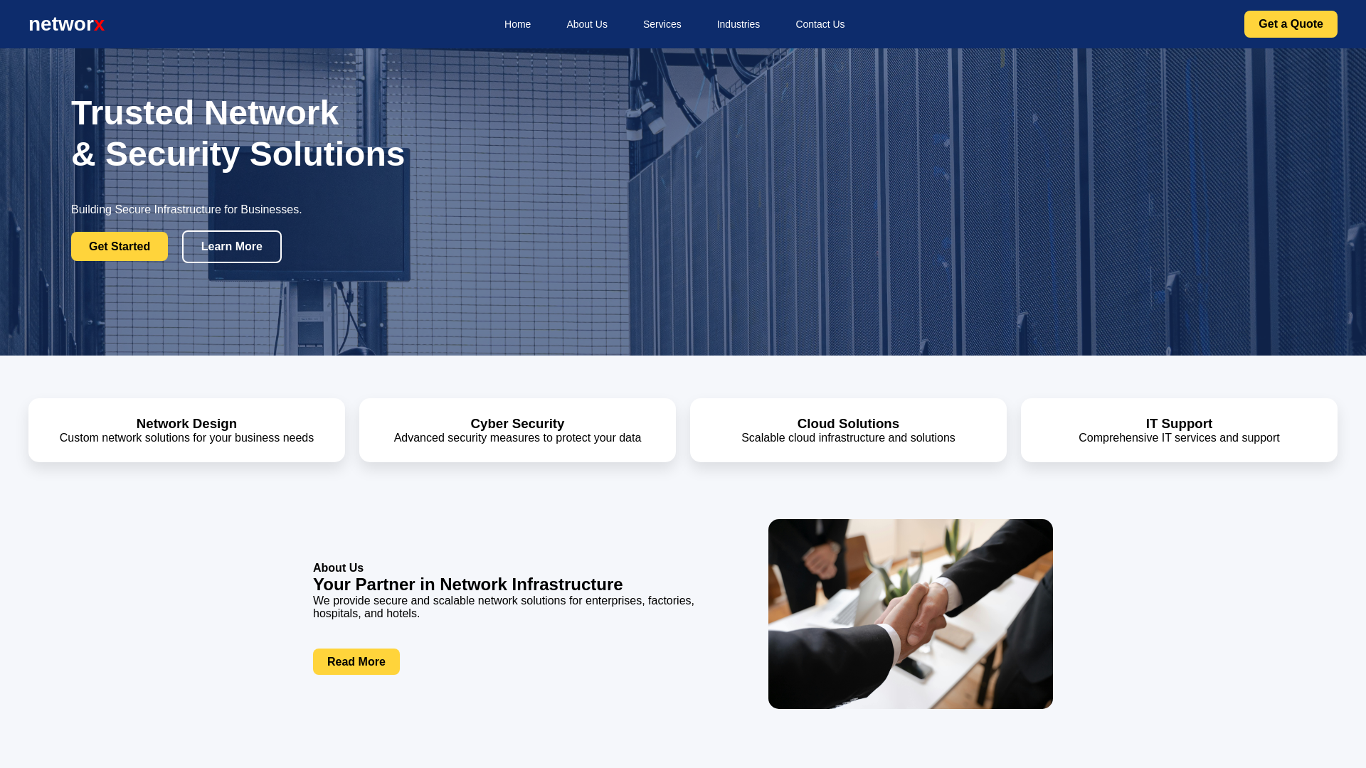 website screenshot of https://networx.com.eg/