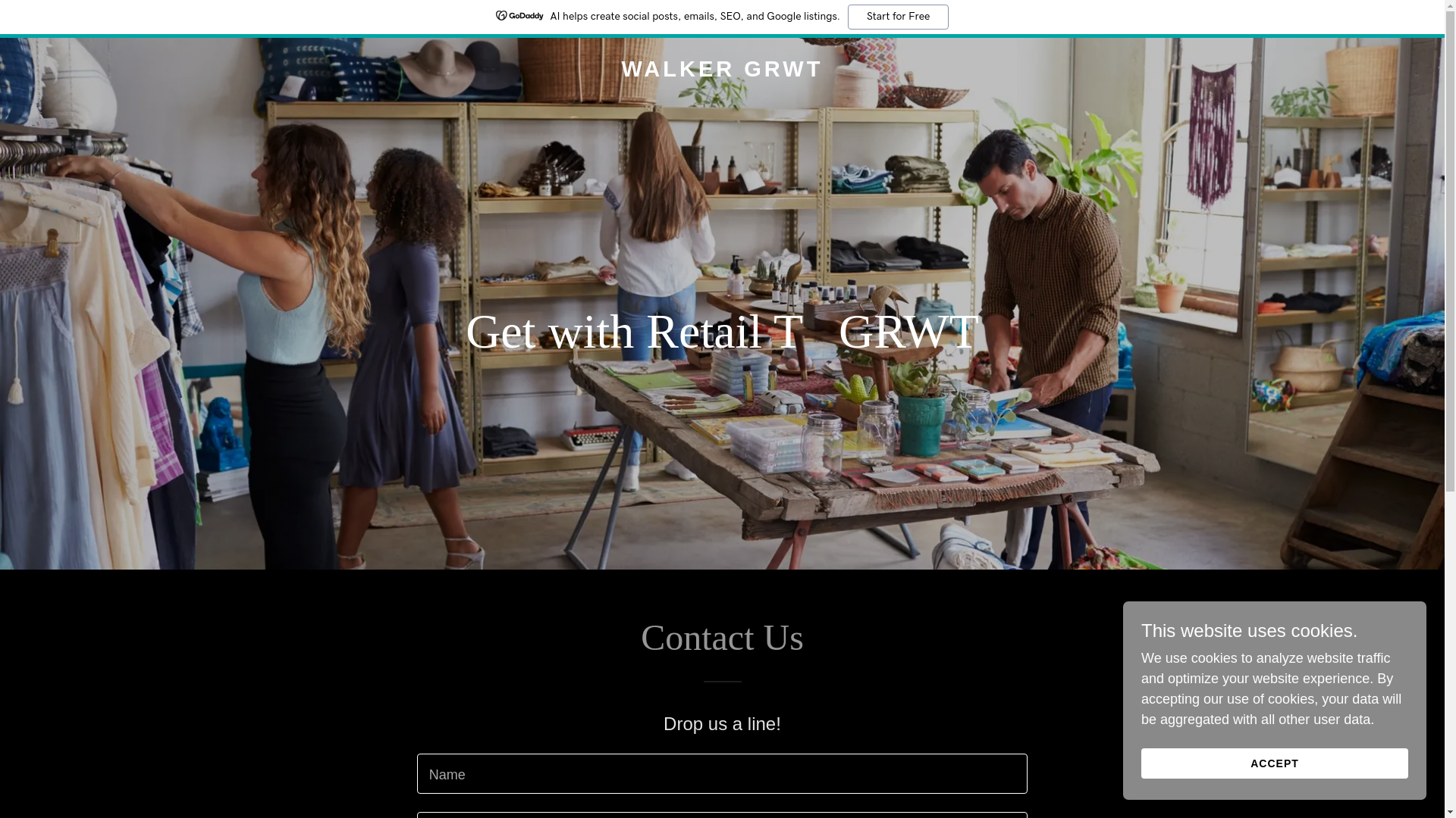 website screenshot of https://walkergrwt.store/
