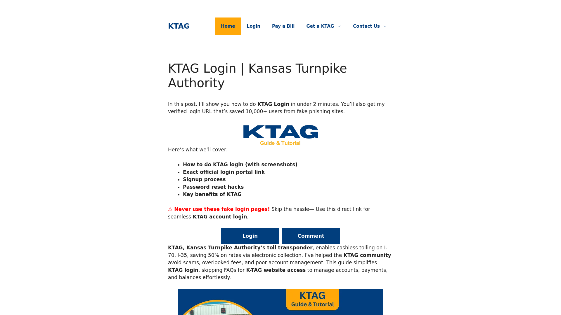 website screenshot of https://k-tag.com.co