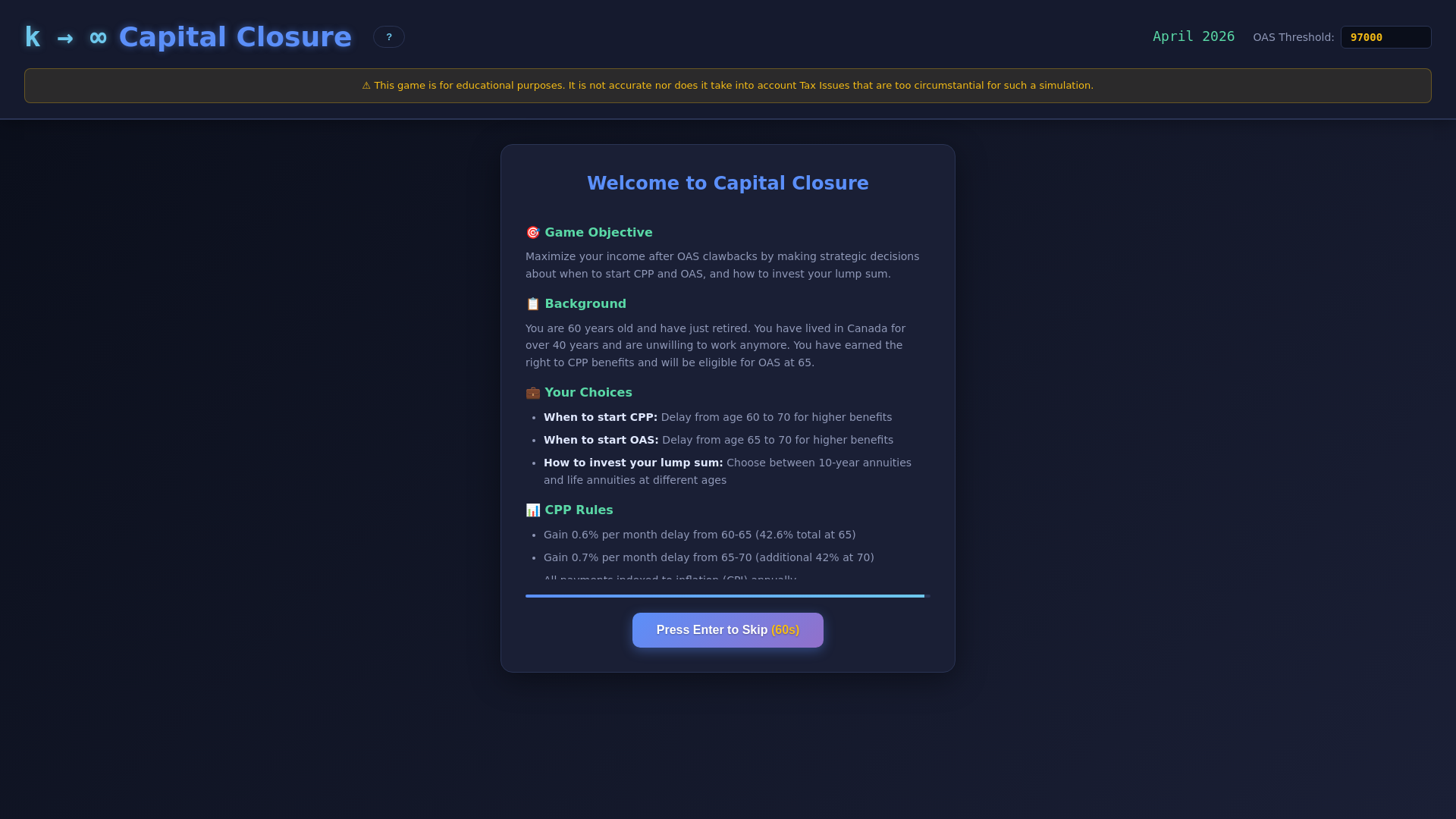 website screenshot of https://capital-closure.pages.dev/