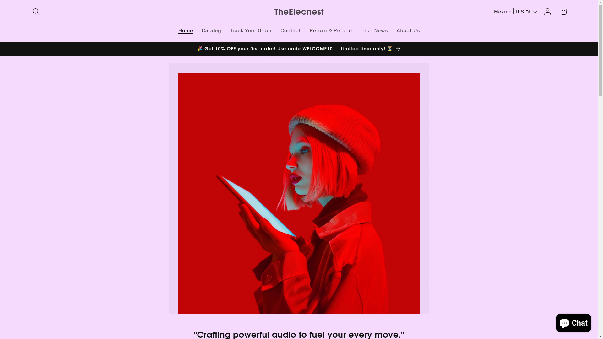 website screenshot of https://theelecnest.com/
