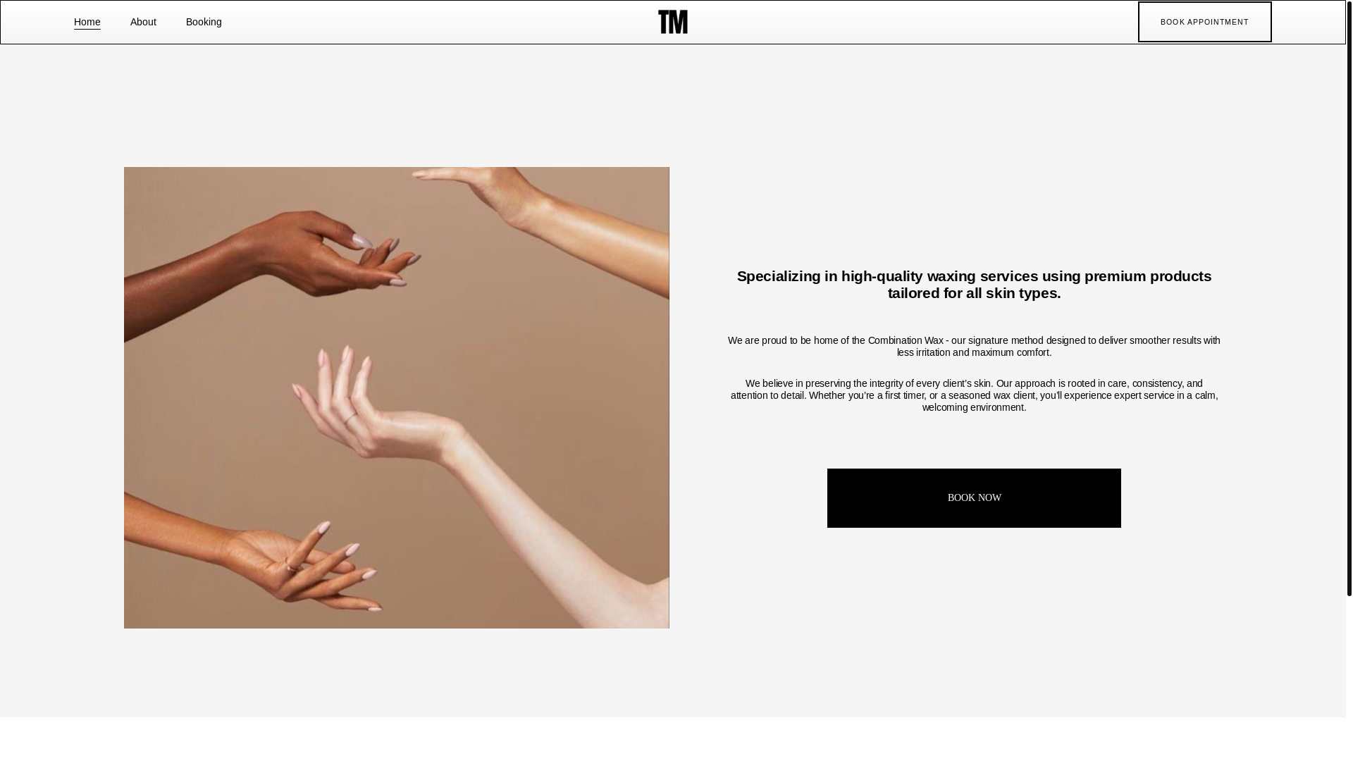 website screenshot of https://thesmoothhaus.com/