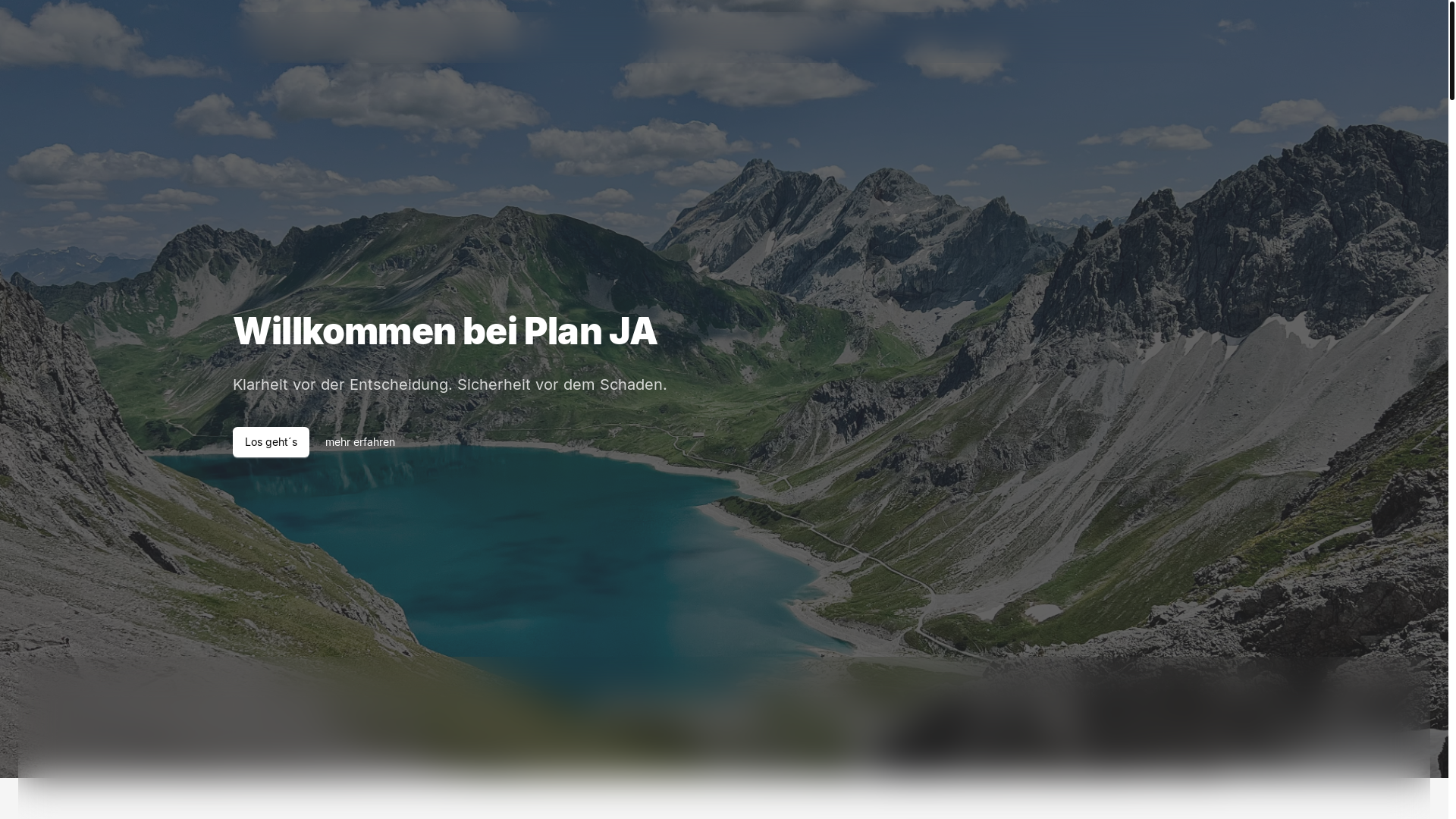 website screenshot of https://plan-ja.de/