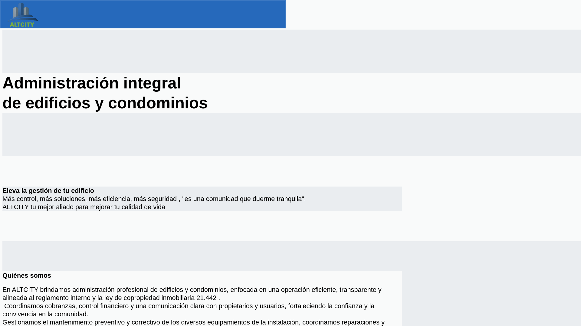website screenshot of https://altcity.net/