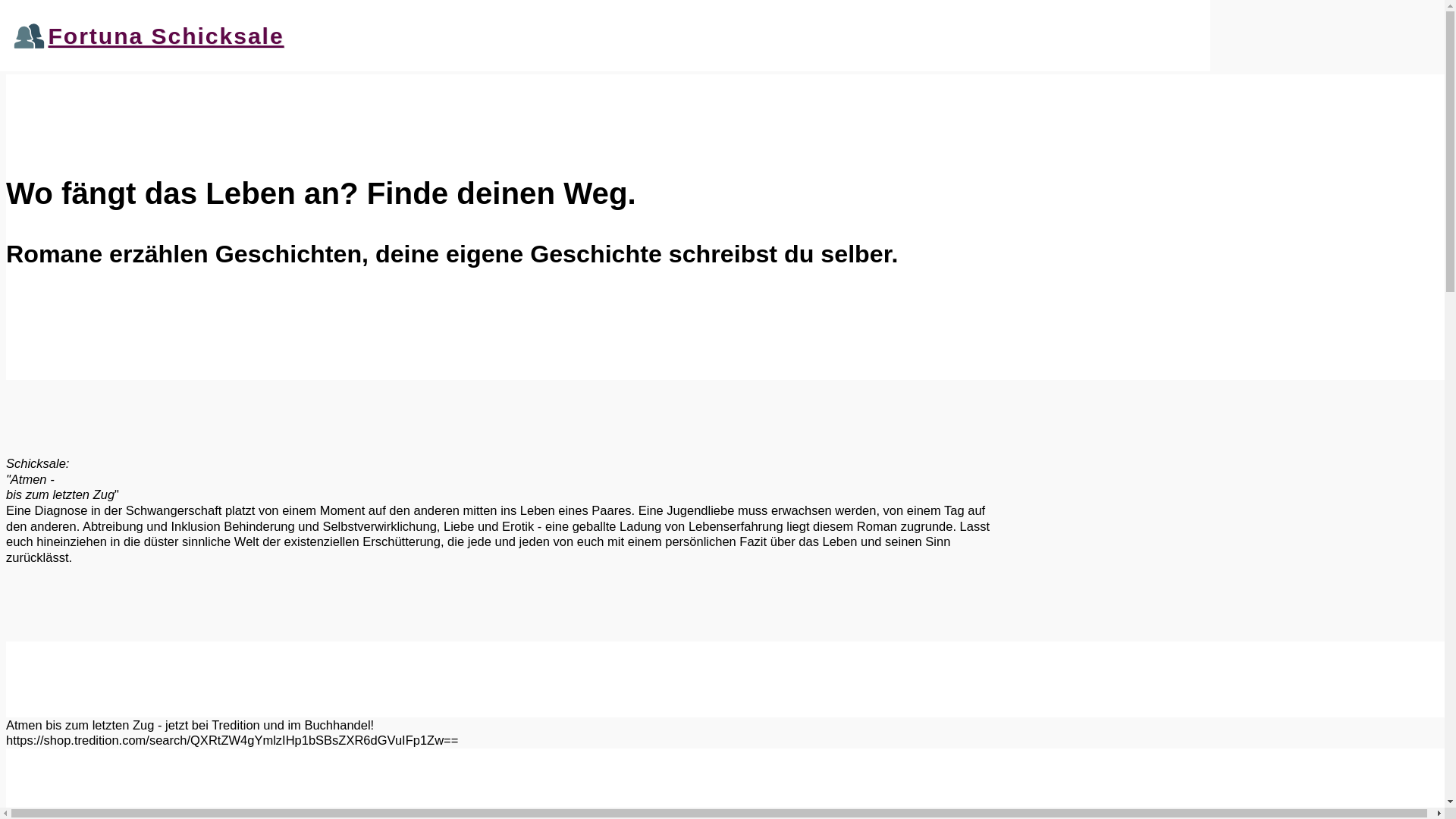 website screenshot of https://fortuna-schicksale.de/