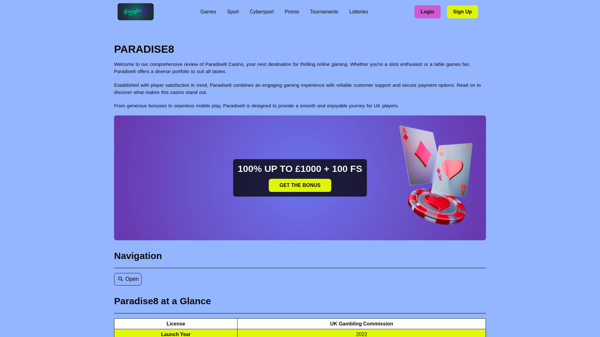 website screenshot of https://paradise8login-org.pages.dev/