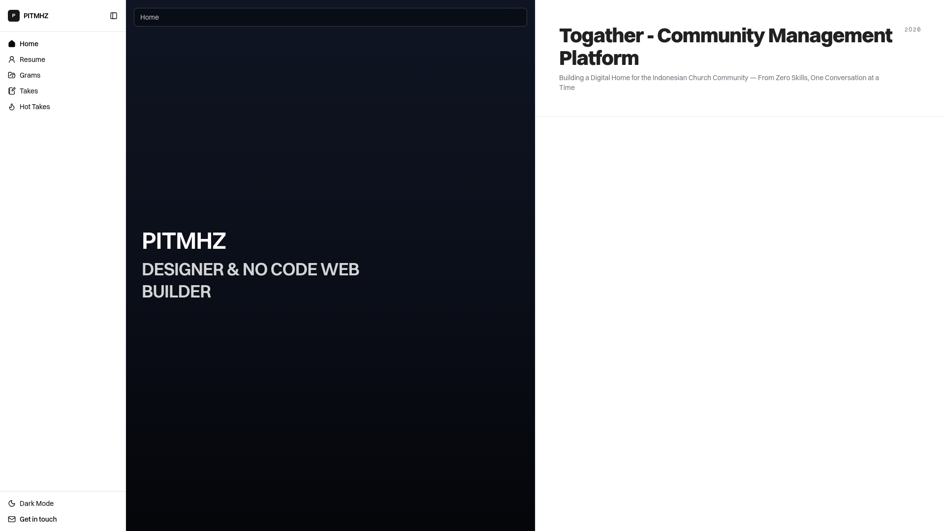 website screenshot of https://pitmhs.net/