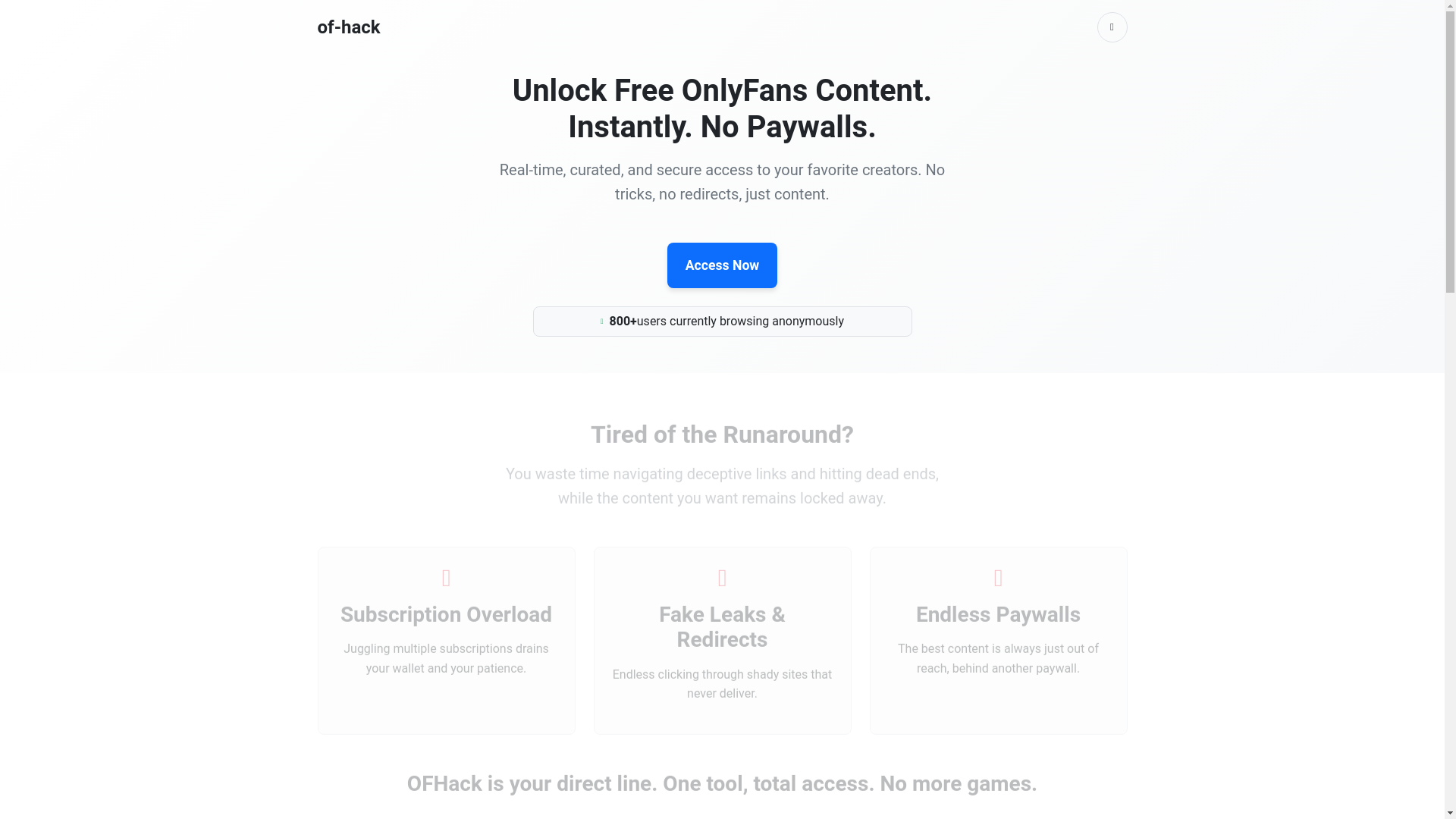 website screenshot of https://of-hackcom.pages.dev/