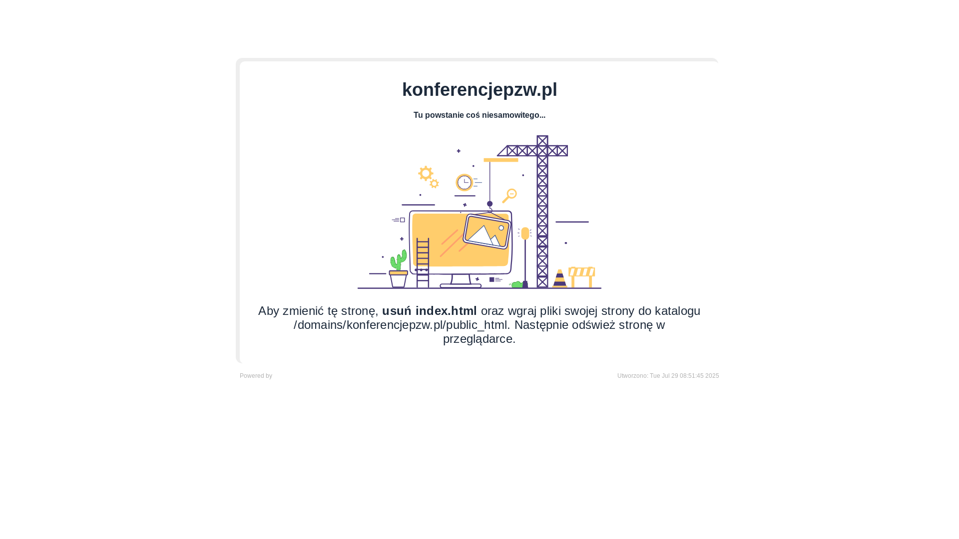 website screenshot of https://konferencjepzw.pl/