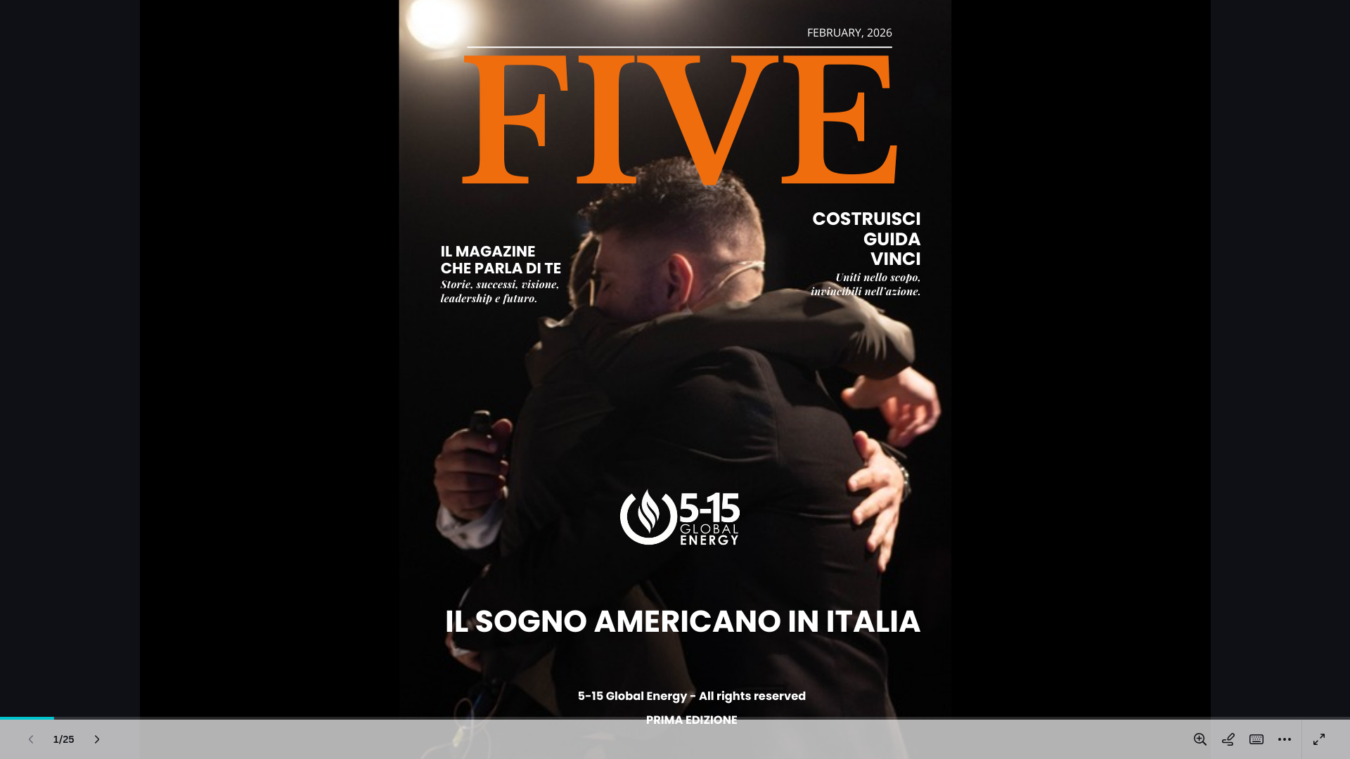 website screenshot of https://the-five-magazine.com/