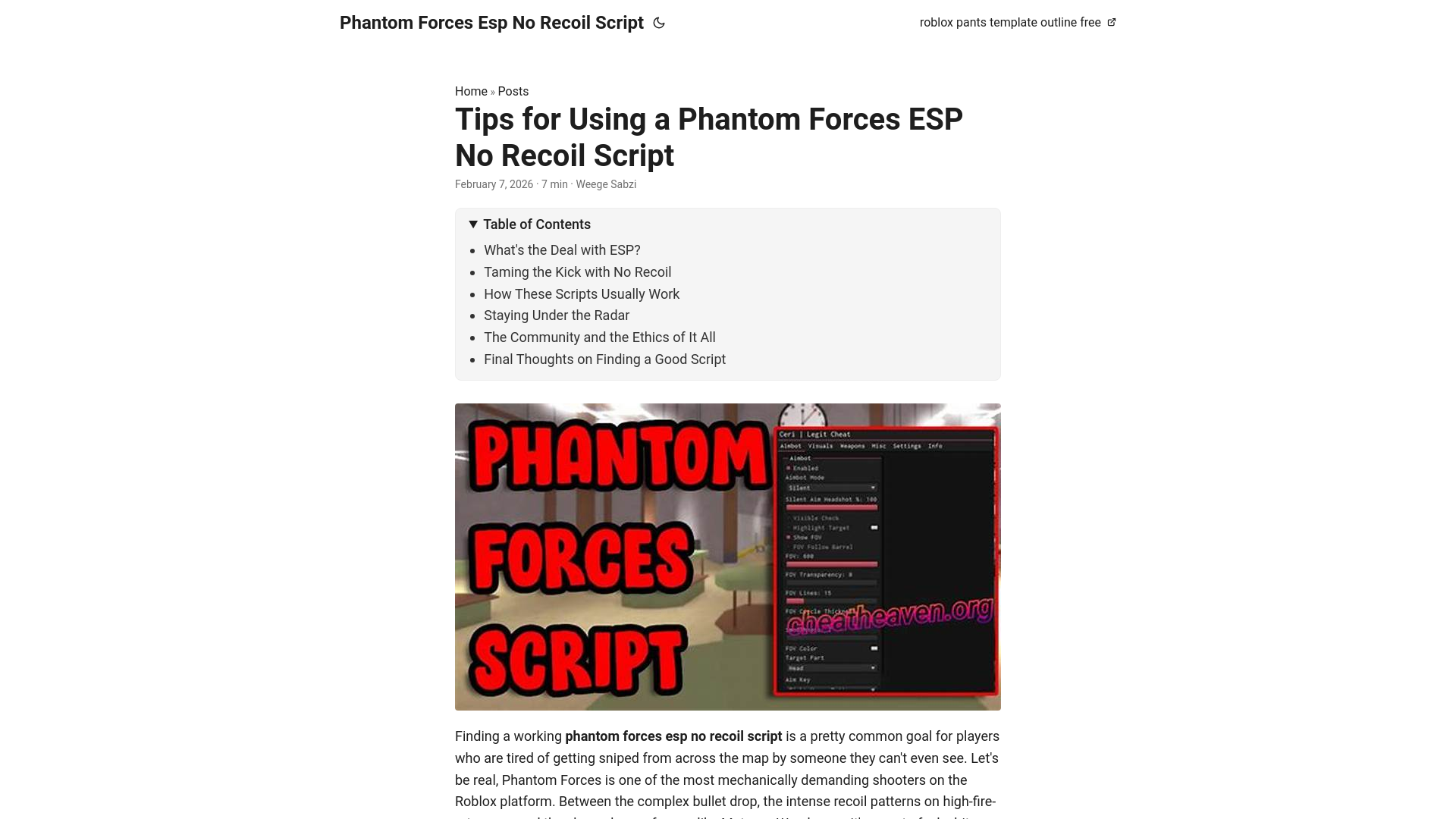 website screenshot of https://phantom-forces-esp-no-recoil-script.pages.dev/