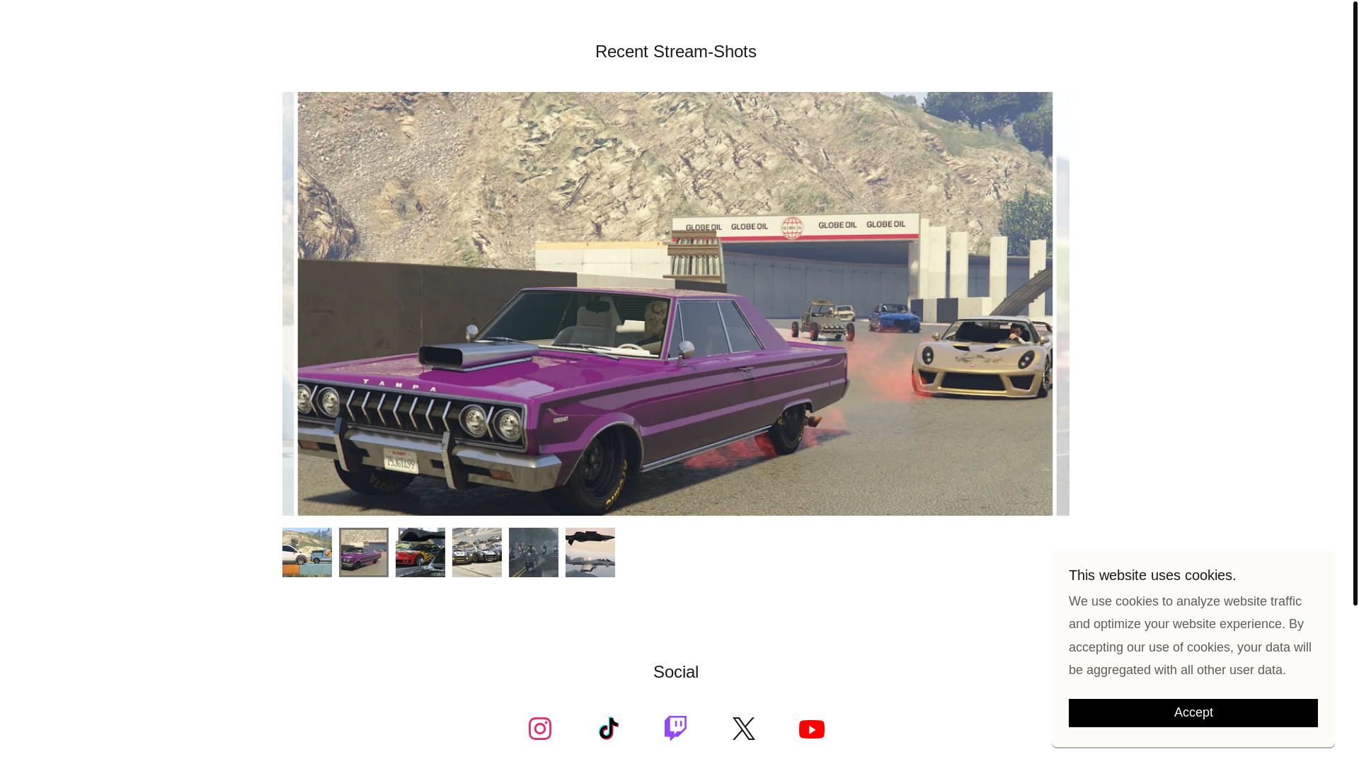 website screenshot of https://buckacherz.ca/