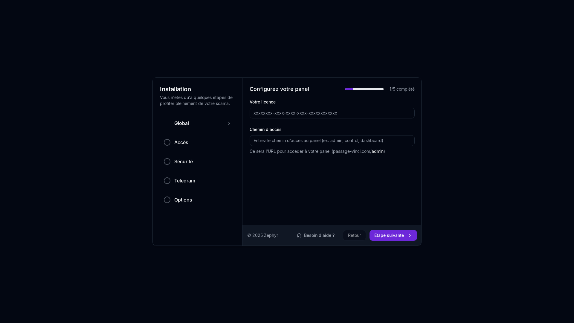 website screenshot of https://passage-vinci.com/