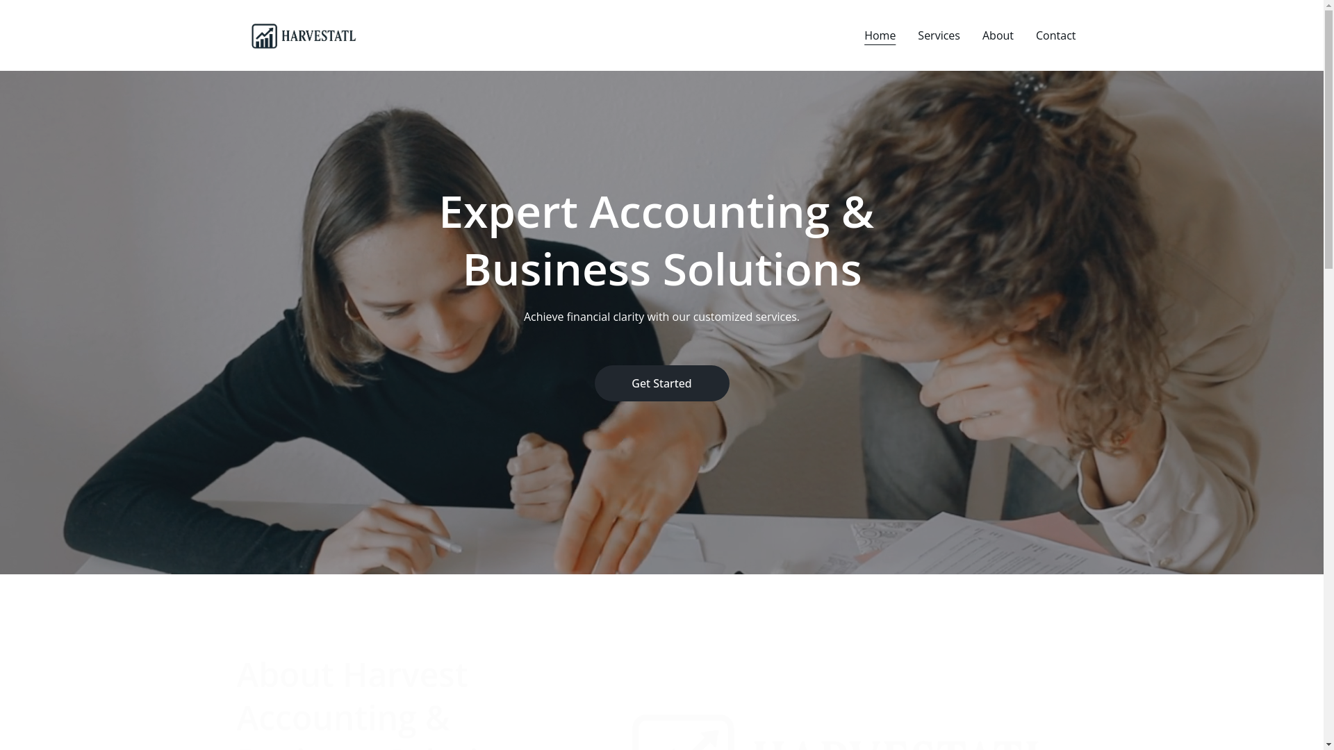 website screenshot of https://harvestevo.com/