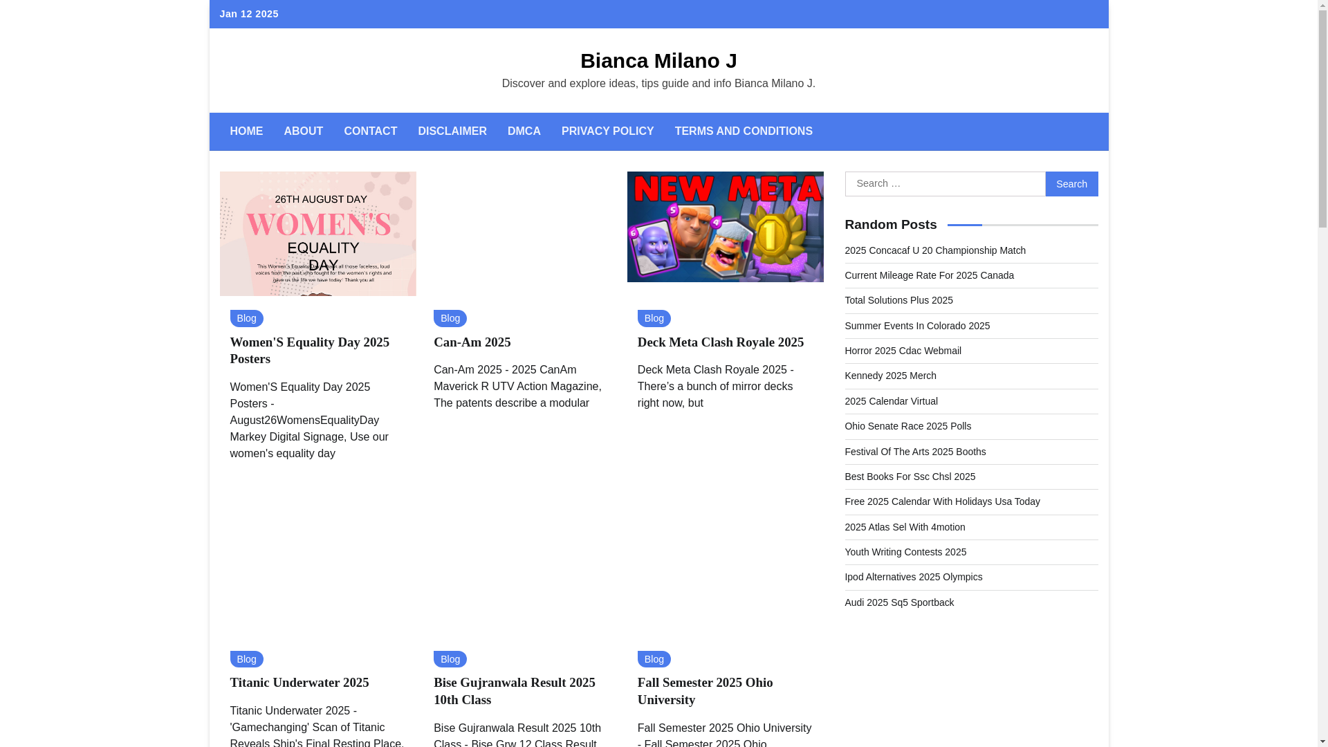 website screenshot of https://biancamilanoj.pages.dev/