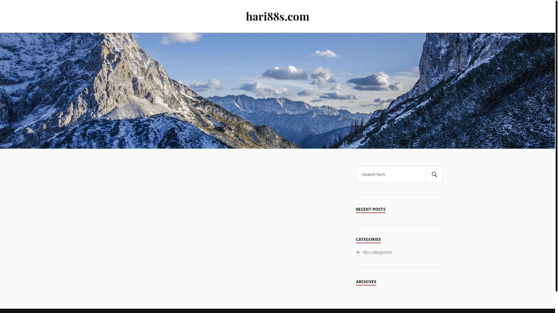 website screenshot of https://hari88s.com/