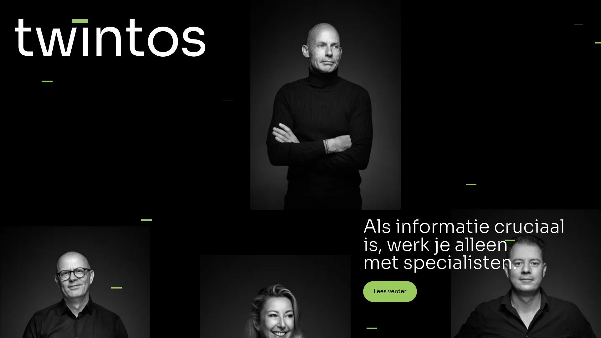 website screenshot of https://www.twintos.nl/