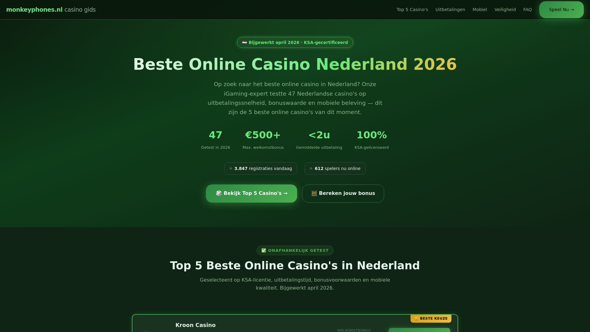 website screenshot of https://monkeyphones-nl.pages.dev/