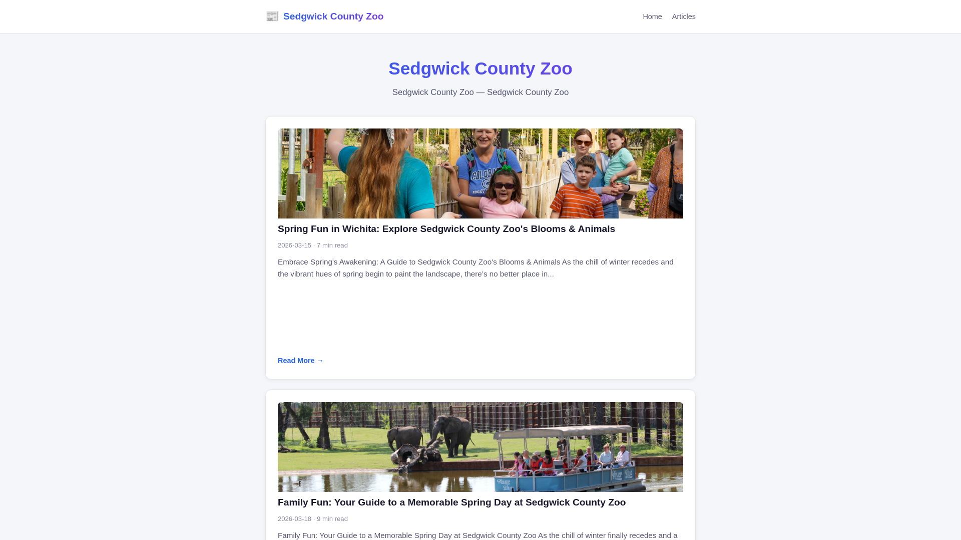 website screenshot of https://sedgwick-county-zoo.pages.dev/