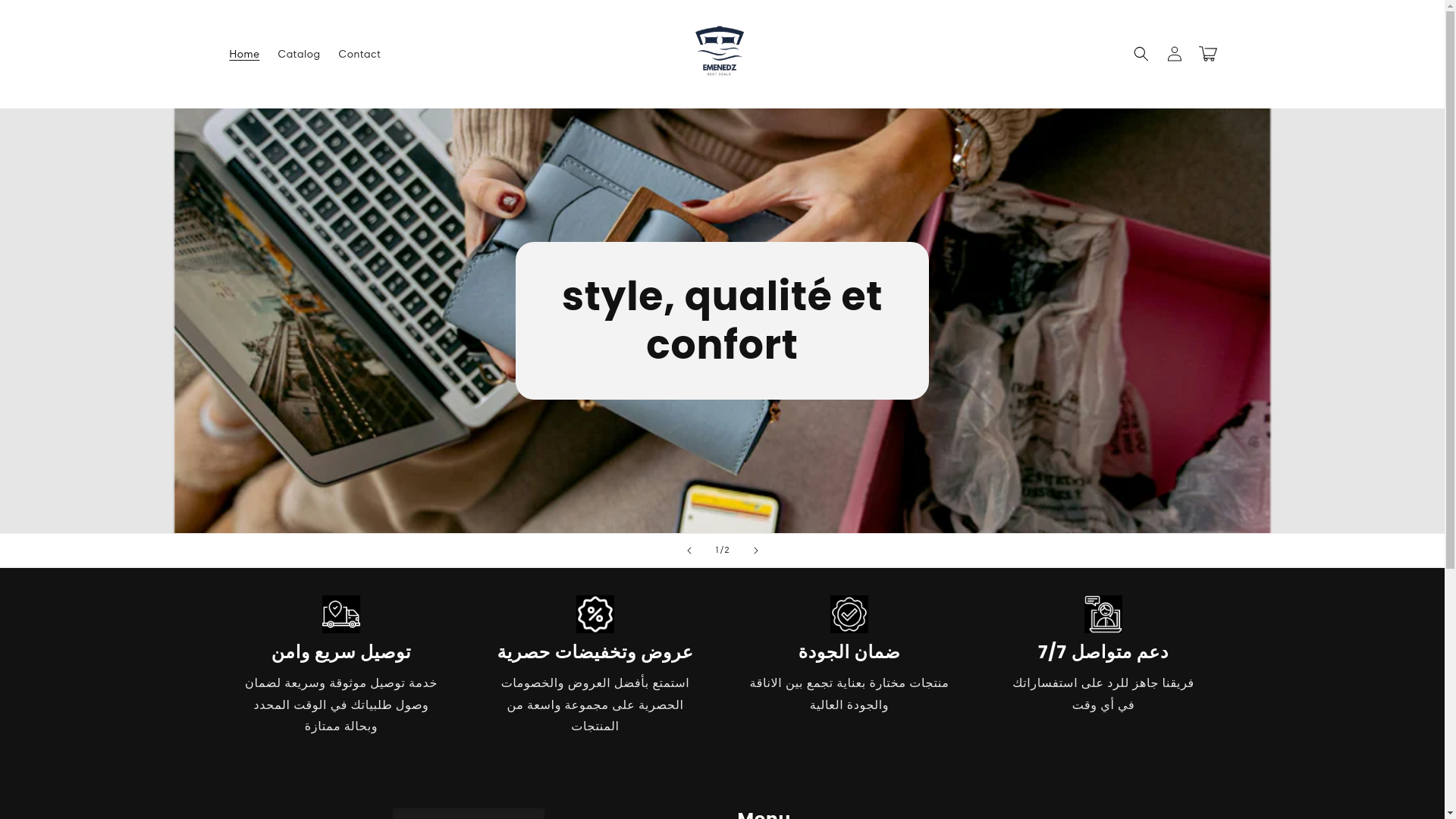 website screenshot of https://lemenedz.com/