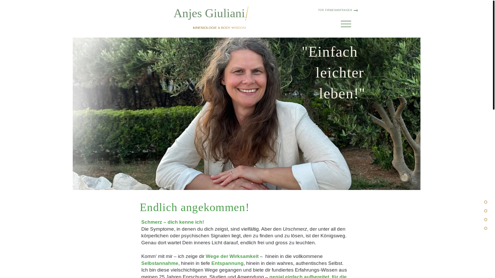 website screenshot of https://anjes-giuliani.com/