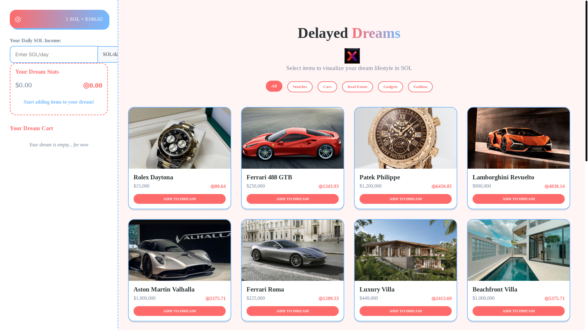 website screenshot of https://veryimportantpurchases.vip/