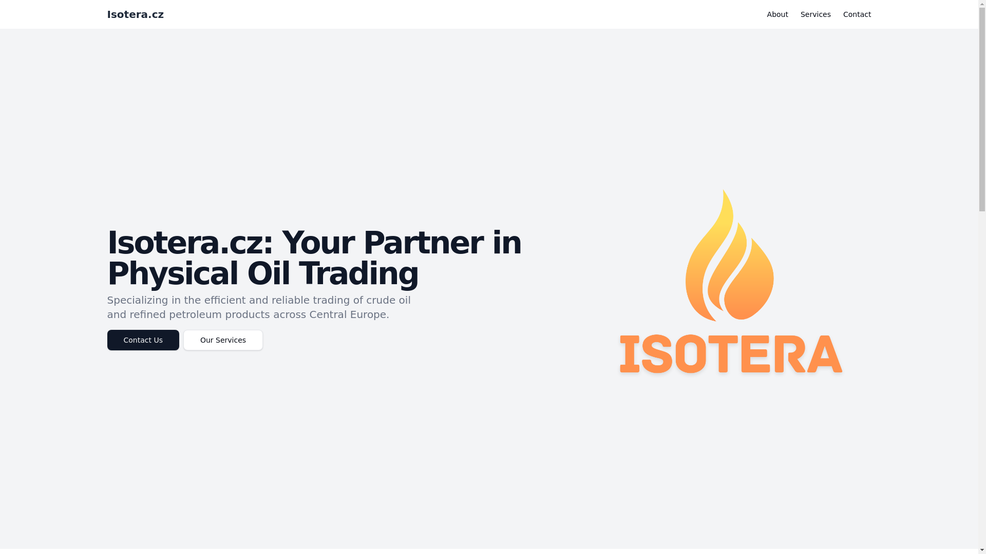 website screenshot of https://www-isotera-cz.pages.dev/