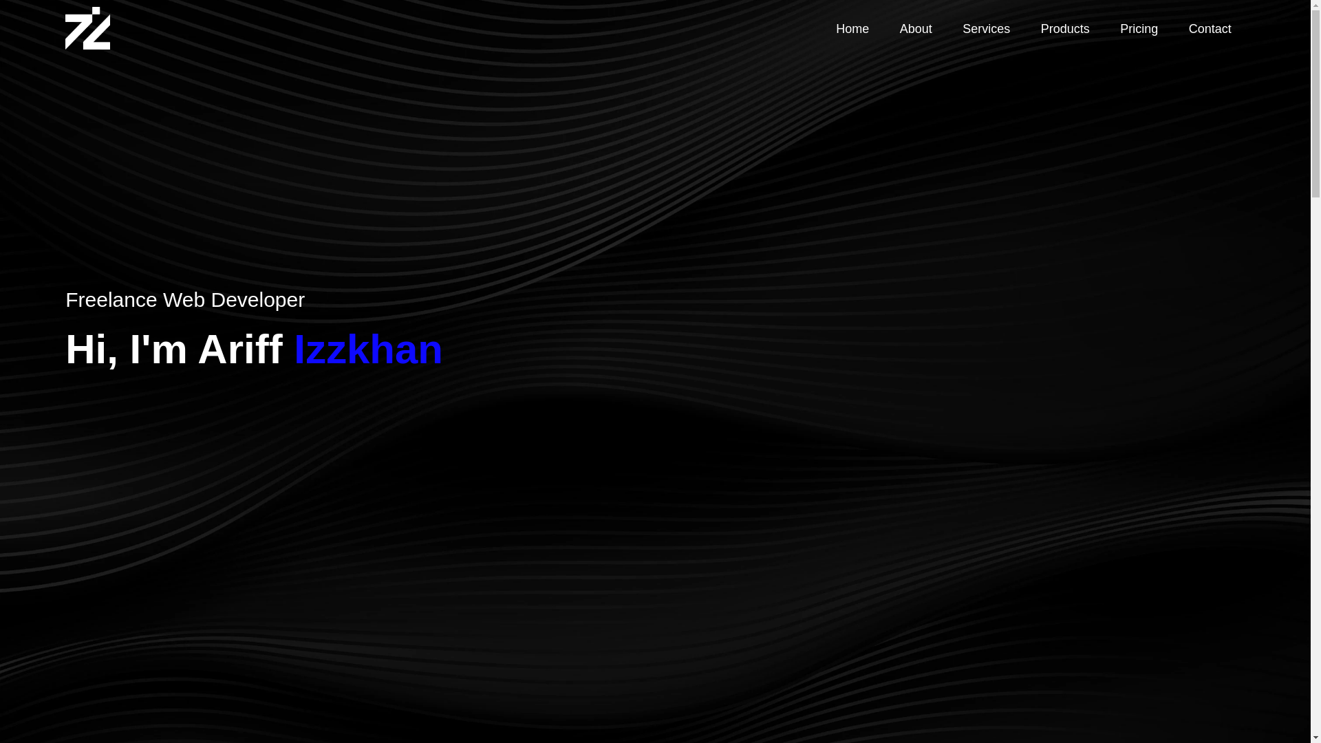 website screenshot of https://izzkhandev.pages.dev/