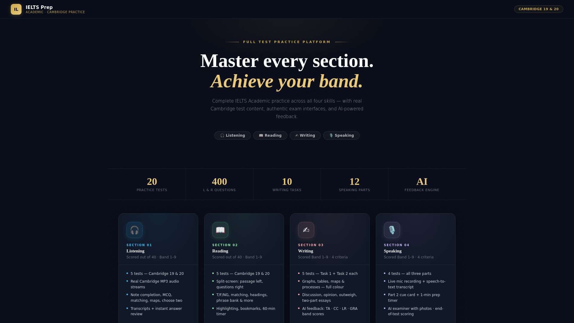 website screenshot of https://ielts-avi.pages.dev/