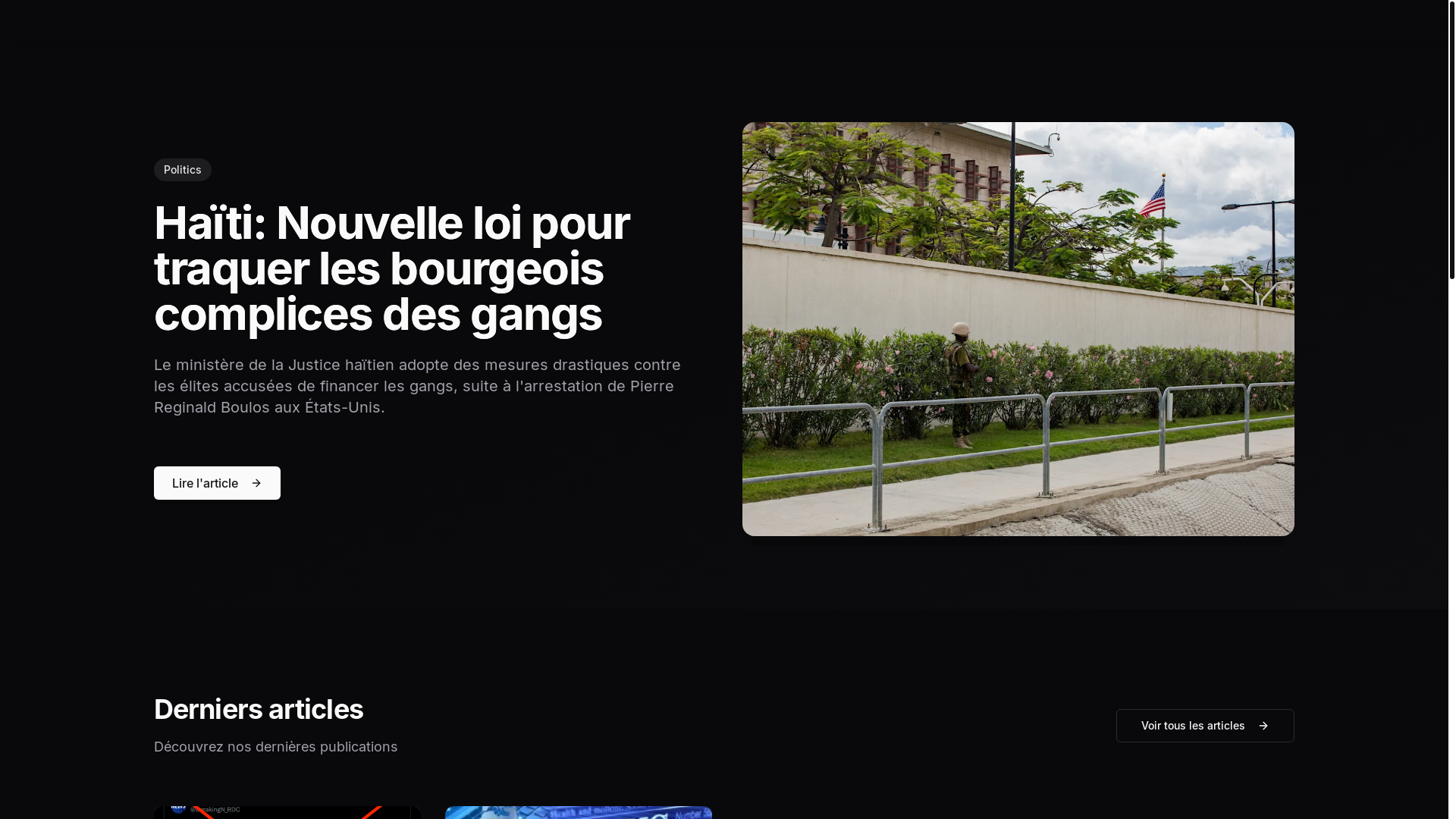 website screenshot of https://larepubliqueenmarche.com/