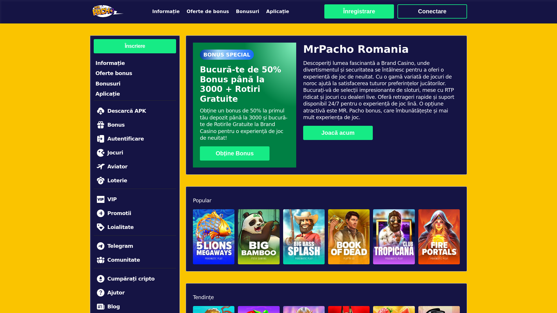 website screenshot of https://mrpachoromania-com.pages.dev/