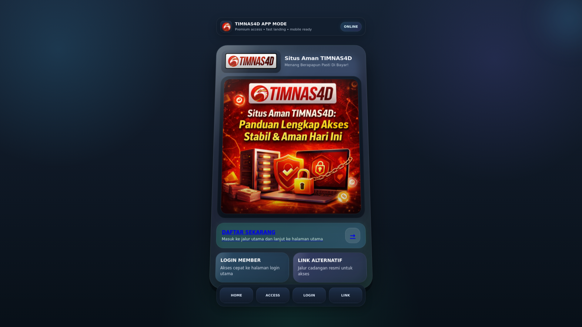 website screenshot of https://lisaklink.pages.dev/