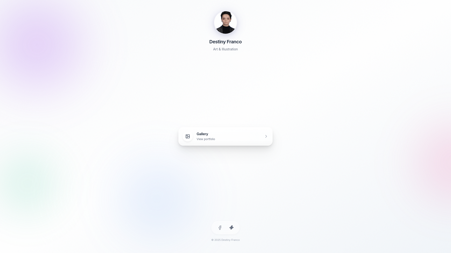 website screenshot of https://destiny-link-in-bio.pages.dev/