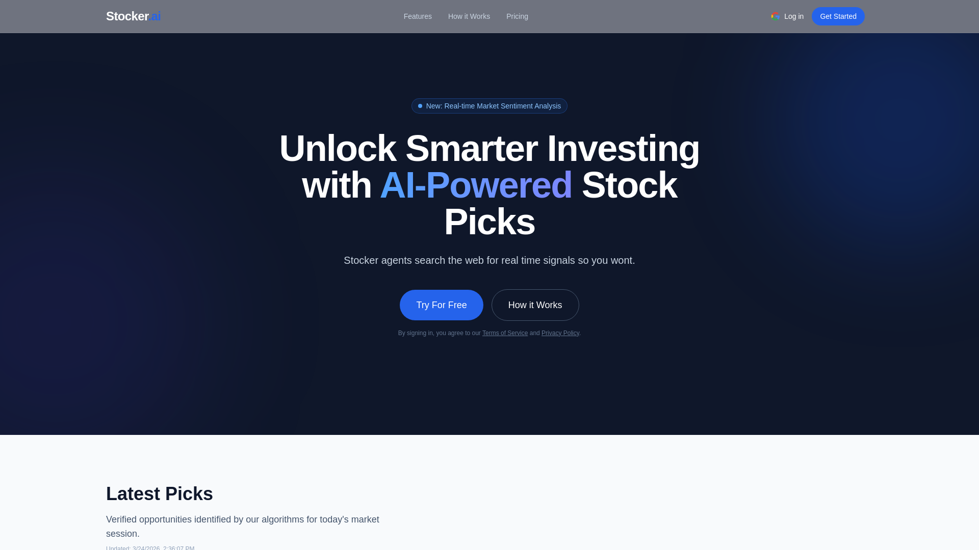 website screenshot of https://stocker-fin.com/