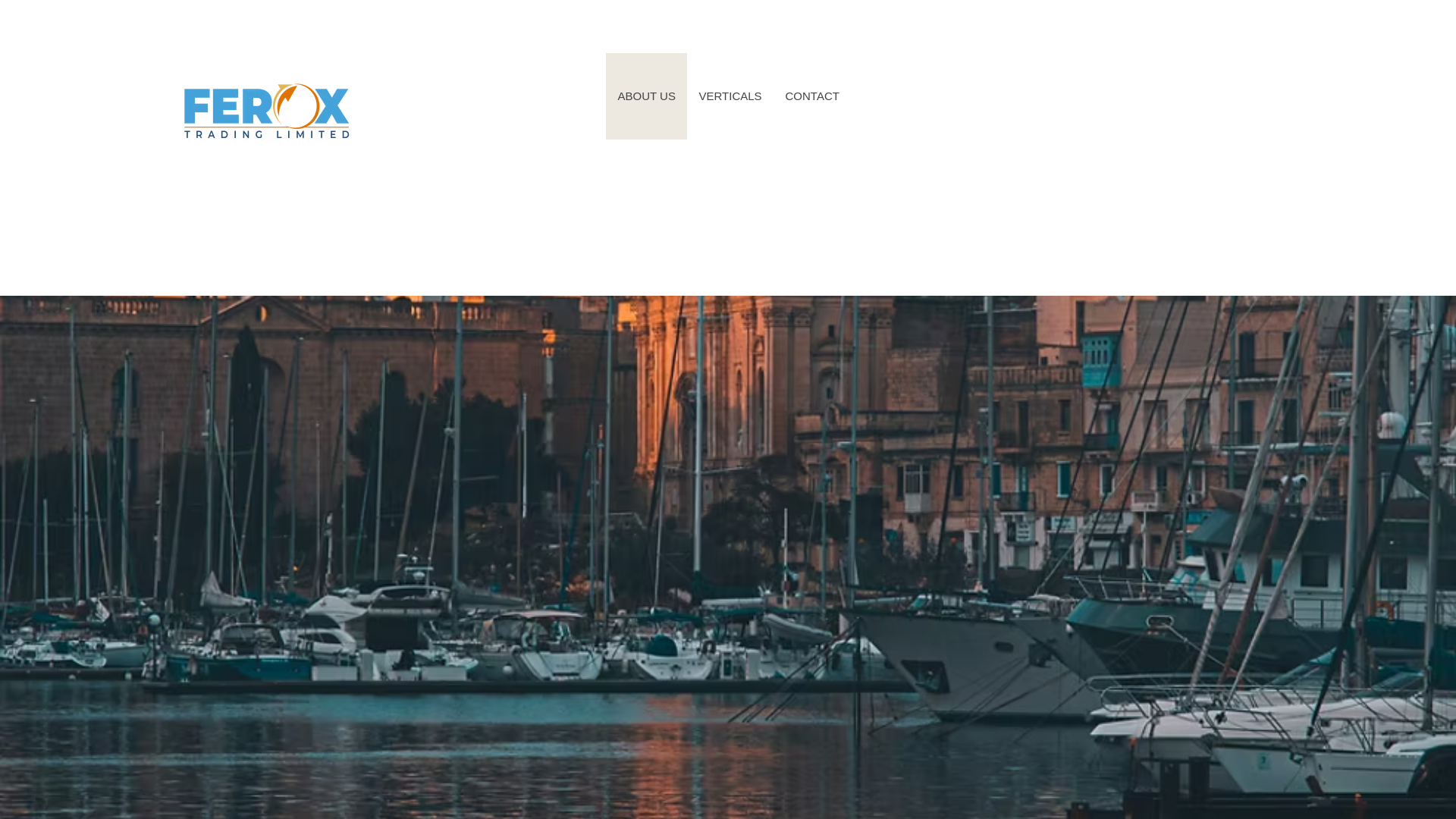 website screenshot of https://feroxtrade.com/