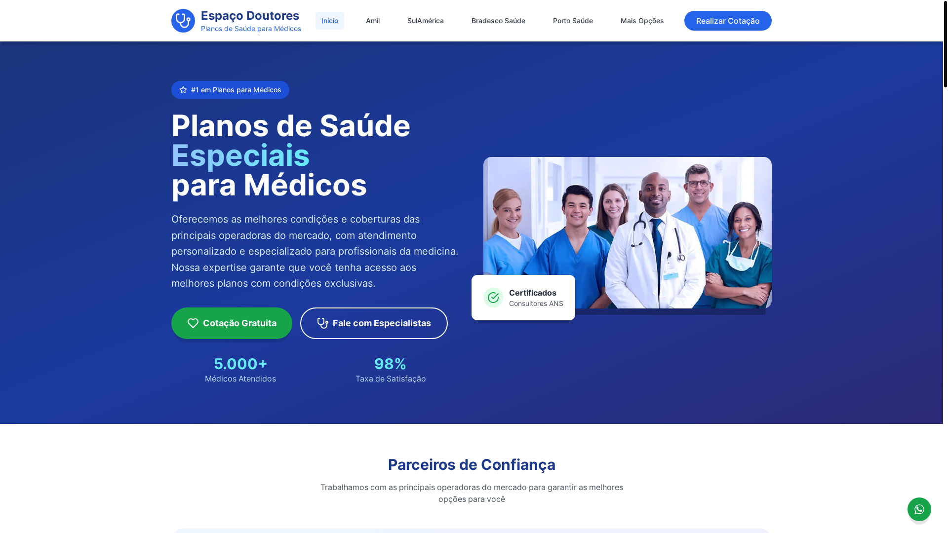 website screenshot of https://blogsaudeparamedicos.com.br/