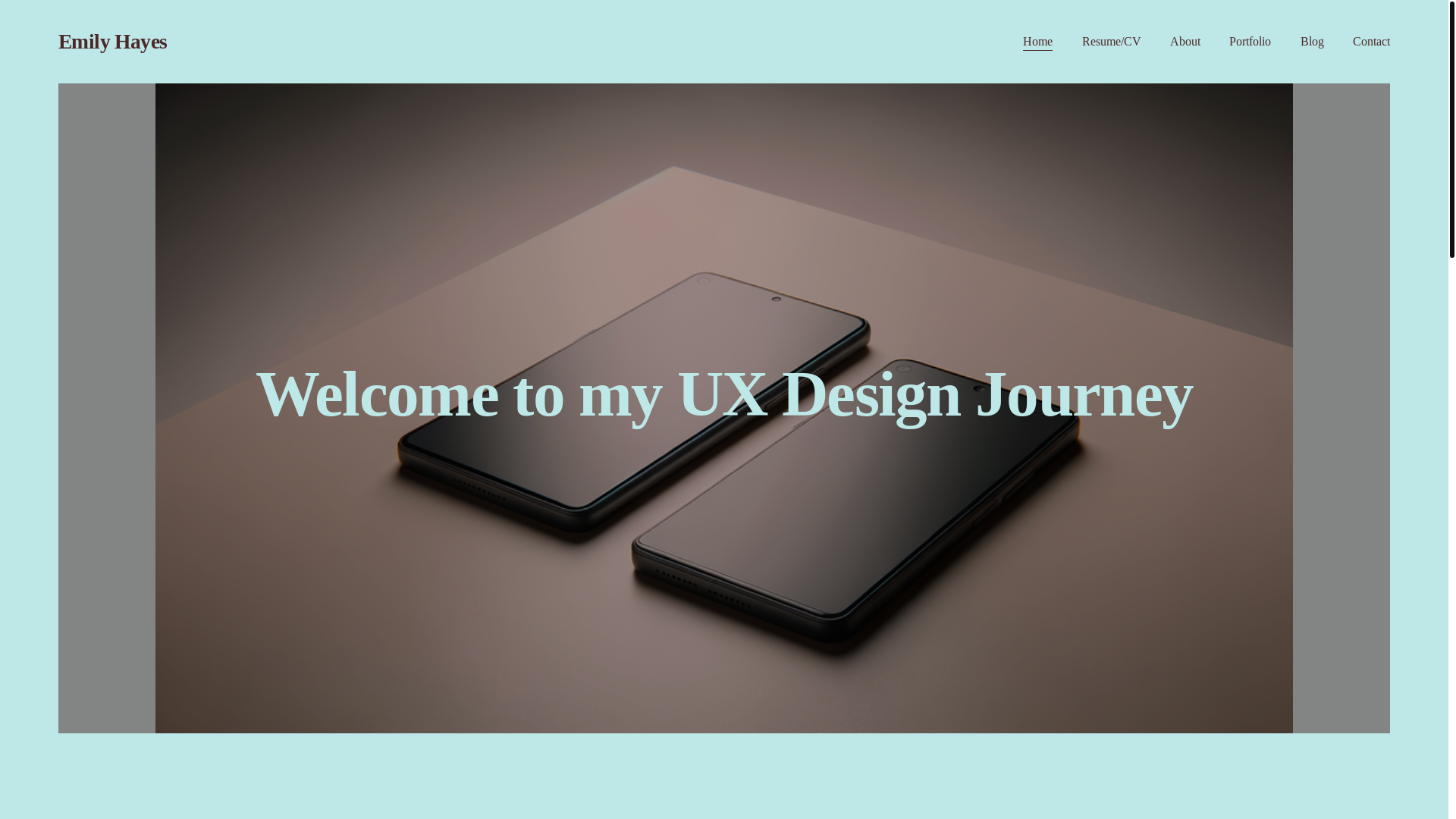 website screenshot of https://emilyhayesdesign.com/
