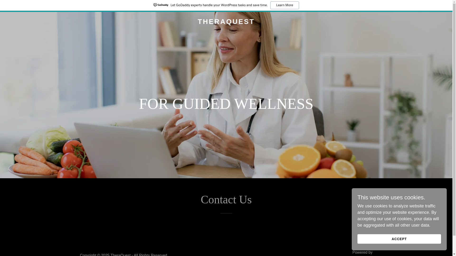 website screenshot of https://thera.quest/