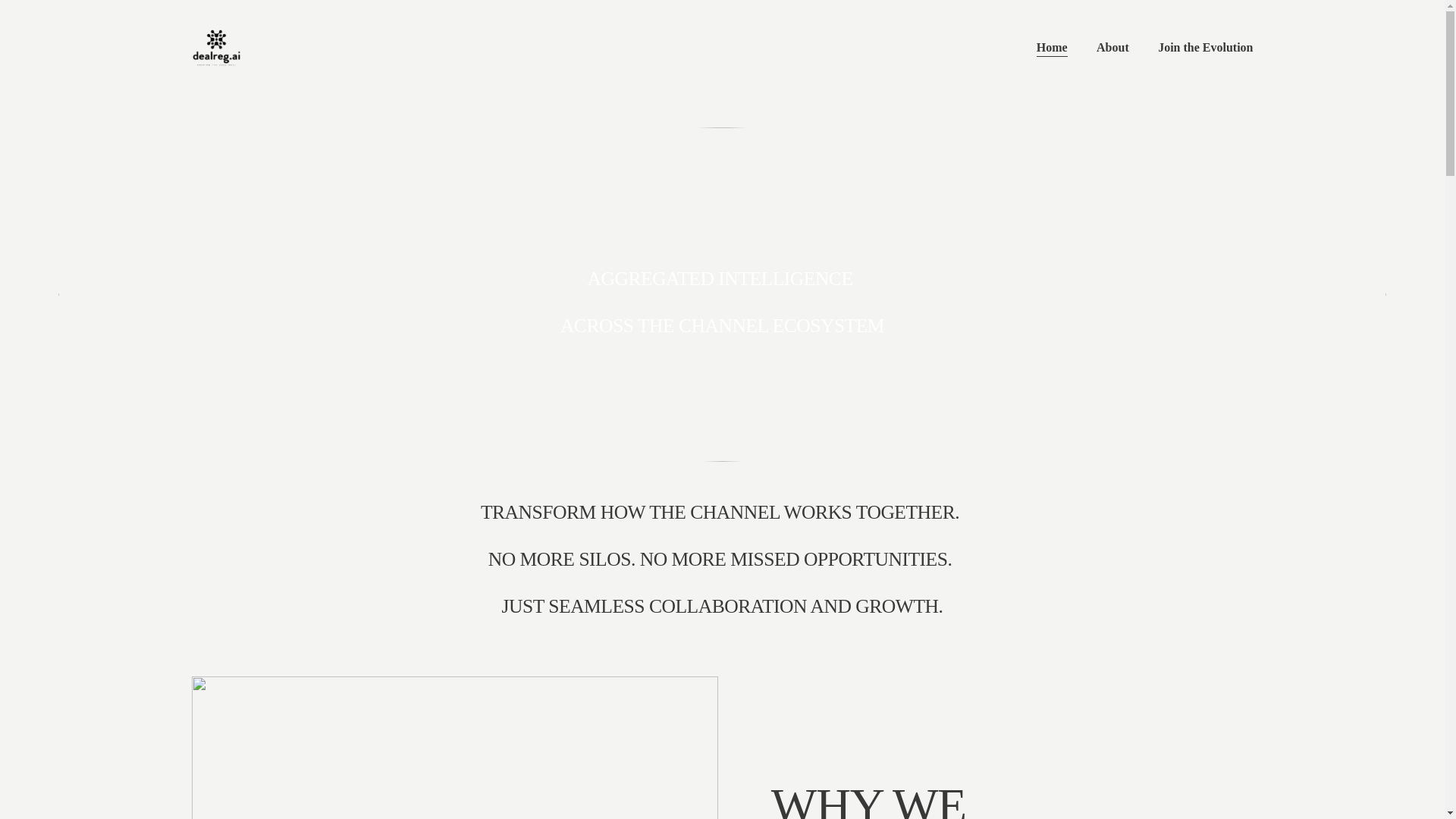 website screenshot of https://dealreg.ai/