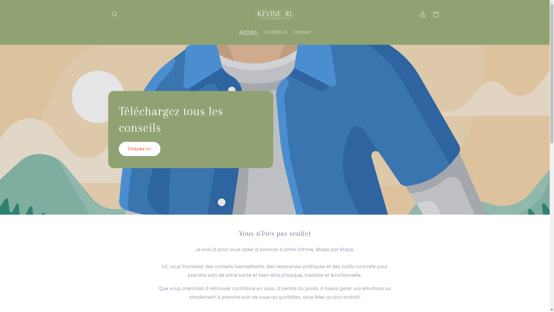 website screenshot of https://kevinerl.fr/