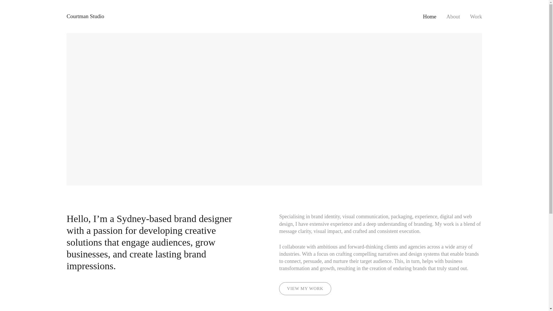 website screenshot of https://courtmanstudio.com/