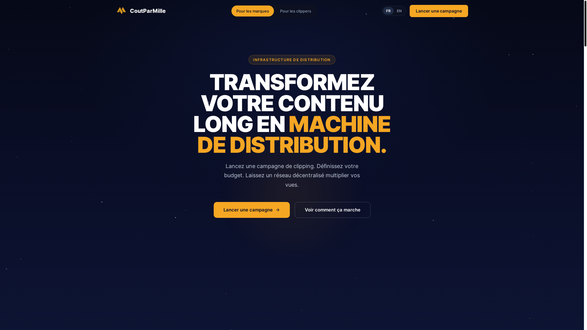 website screenshot of https://coutparmille.com/